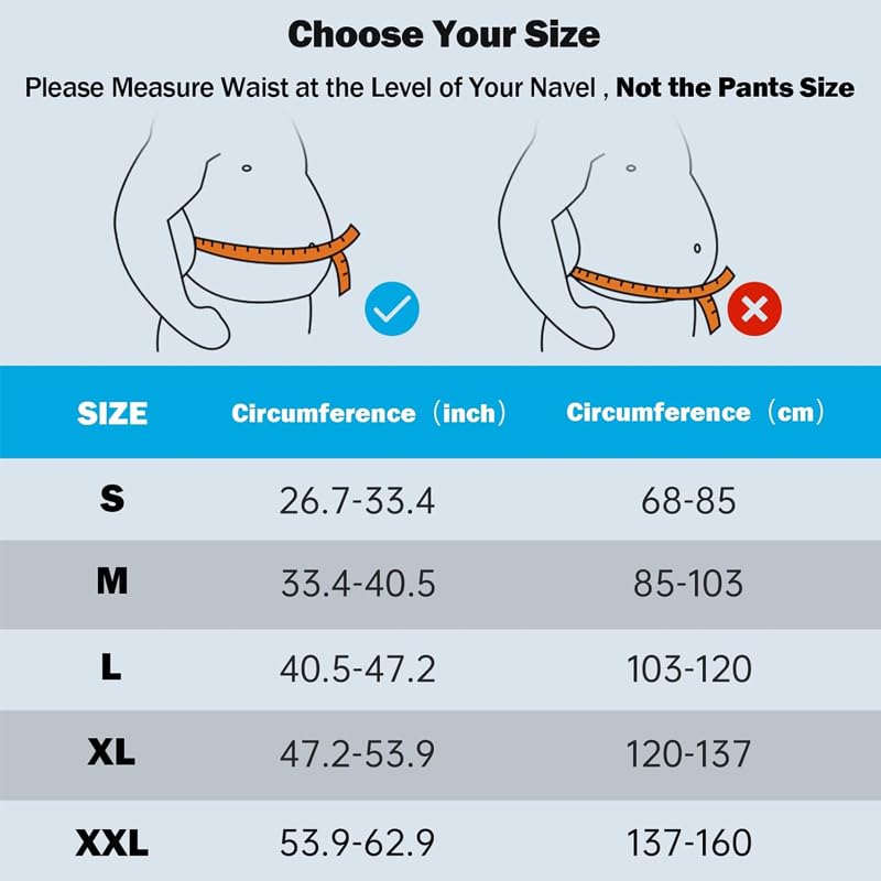 Back Brace for Lower Back Pain Relief - Medical Grade 8-Strap Lumbar Support Belt with Steel Stays - Adjustable Back Belt Support for Men and Women (L)